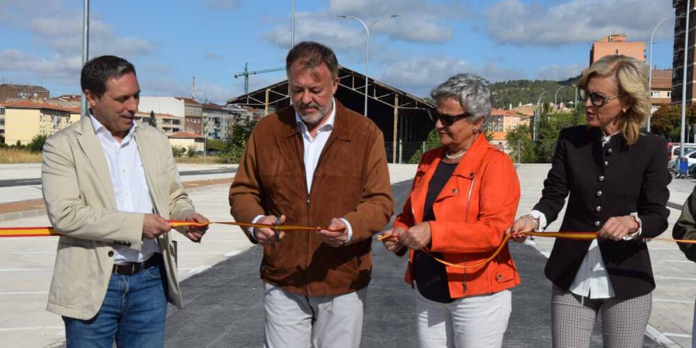 Inauguración del aparcamiento disuasorio en Cuenca.