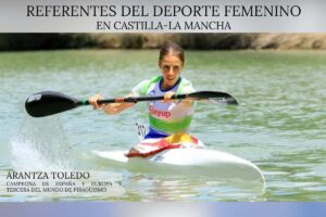 Arantza Toledo dice que nunca abandonará la piragua. Foto cedida por Arantza Toledo (Jonás Pravia).