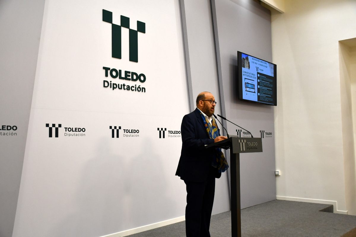 Tomás Arribas presentó las nuevas subvenciones a la cultura por la Diputación de Toledo.