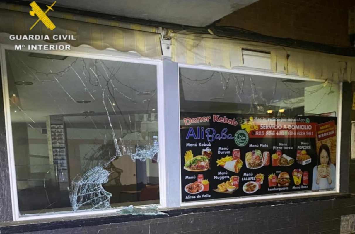 Imagen de los uno de los establecimientos que sufrió uno de los robos.