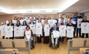 Presentación de la carrera solidaria organizada por el Hospital Nacional de Parapléjicos.