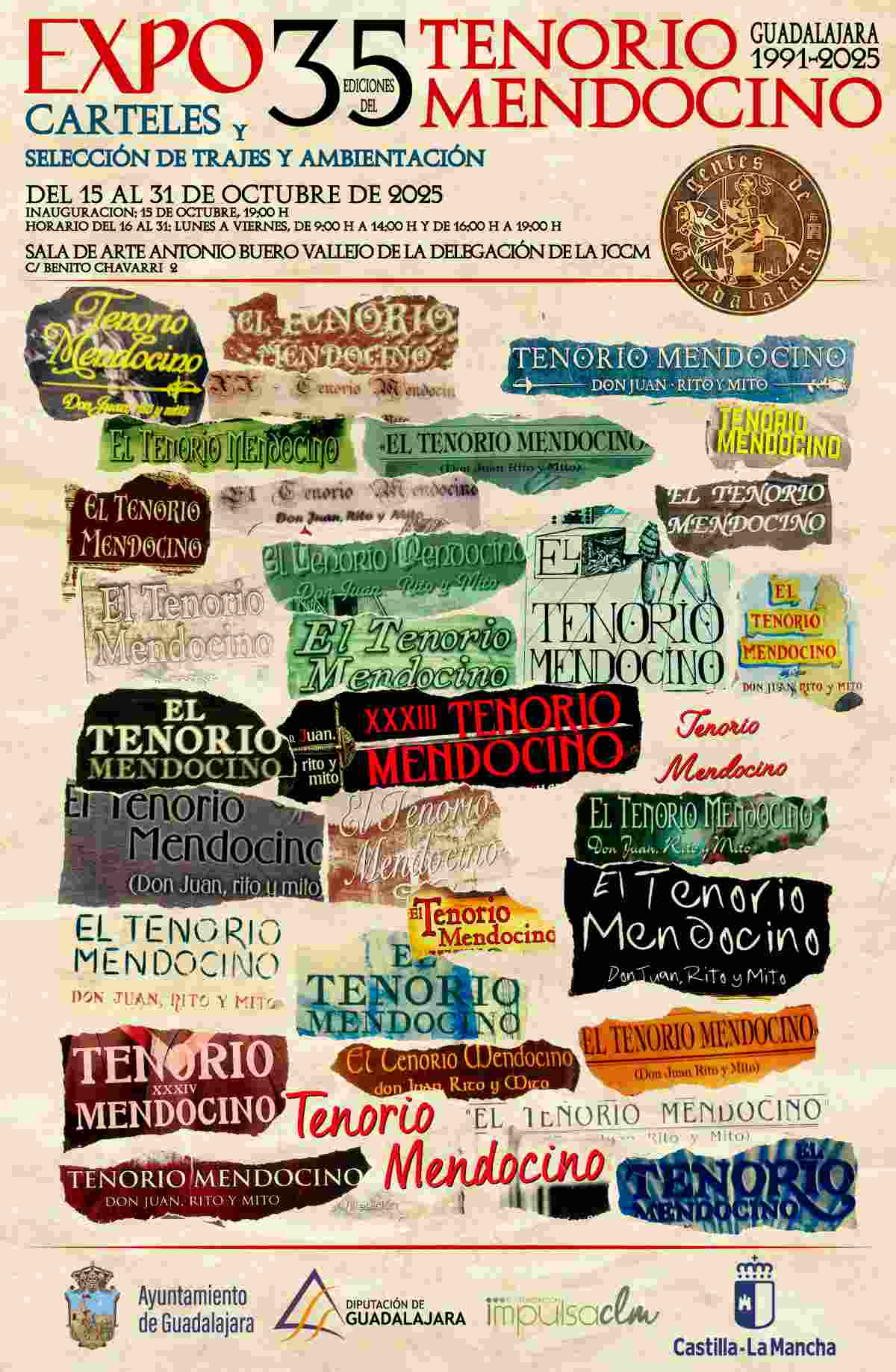 Cartel 35 años Tenorio Mendocino