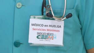 Imagen de archivo de huelga de médicos. Foto: Rebeca Arango.