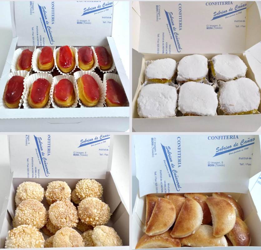 Algunos de los dulces de 'Sobrino de Cañaveral'. Foto: 'Sobrino de Cañaveral'.