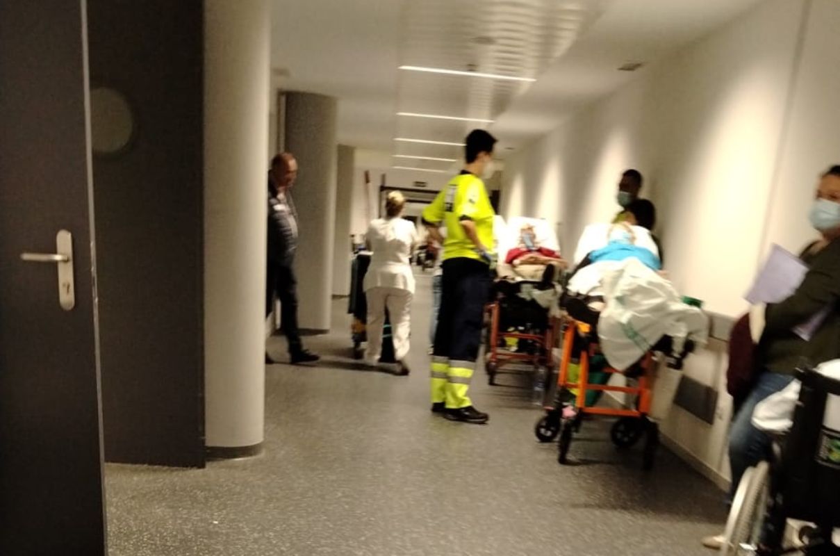 Detalle de las urgencias hoy martes 7 de octubre en el hospital de Toledo. Foto: CSIF.