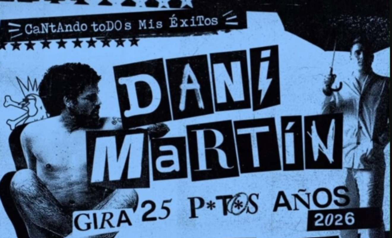 Cartel de la nueva gira de Dani Martín