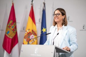 La consejera portavoz del Gobierno de Castilla-La Mancha, Esther Padilla.