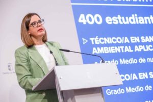 La consejera portavoz del Gobierno de Castilla-La Mancha, Esther Padilla.