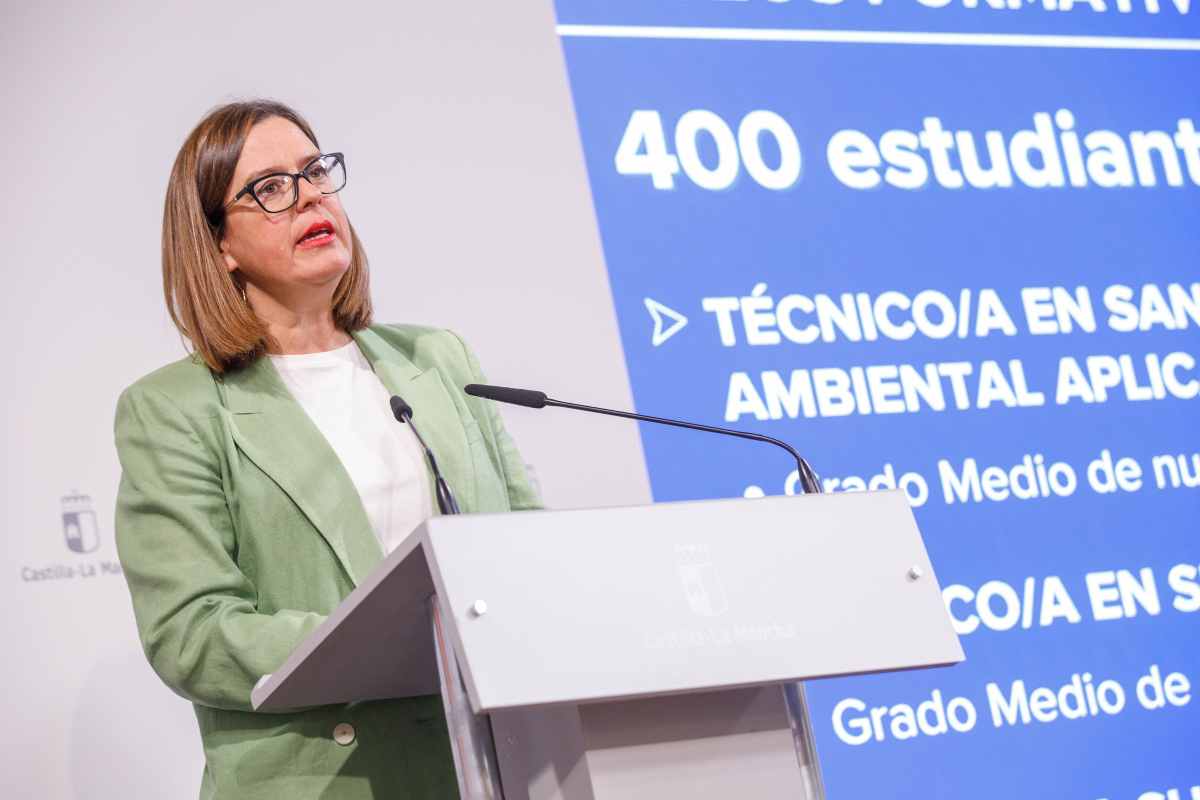 La consejera portavoz del Gobierno de Castilla-La Mancha, Esther Padilla.