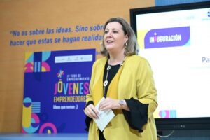 Patricia Franco inauguró el Foro de Emprendimiento de Castilla-La Mancha.