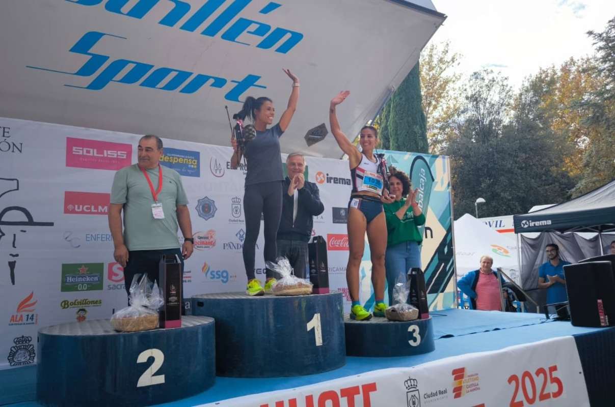 Gemma Arenas, por novena vez en lo más alto del podio. Foto: Ayuntamiento de Ciudad Real.
