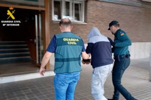 Imagen de uno de los detenidos.