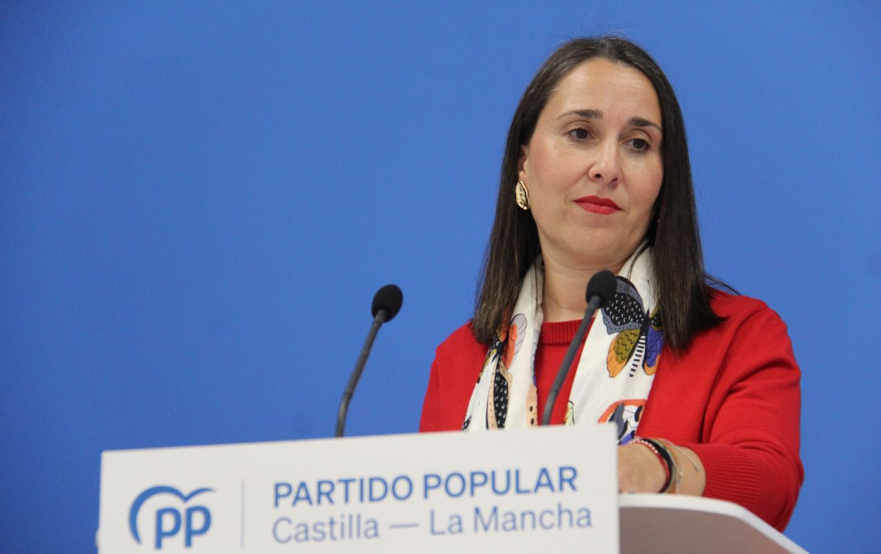 La portavoz del Partido Popular de Castilla-La Mancha, Alejandra Hernández.