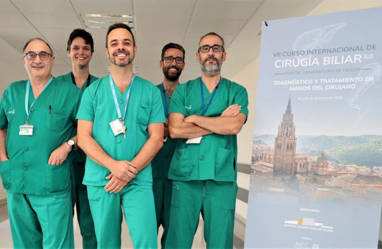 Equipo de Cirugía Hepatobiliopancreática del Hospital de Toledo.