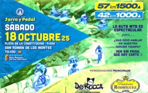 Cartel parcial de la prueba 'Jarra y Pedal'.