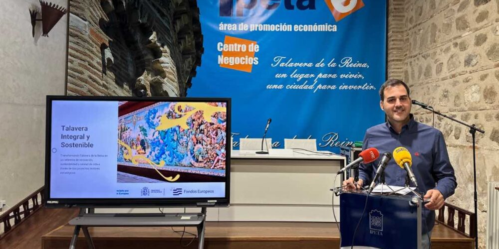 El concejal de Fondos Europeos de Talavera, Javier Muñoz-Gallego