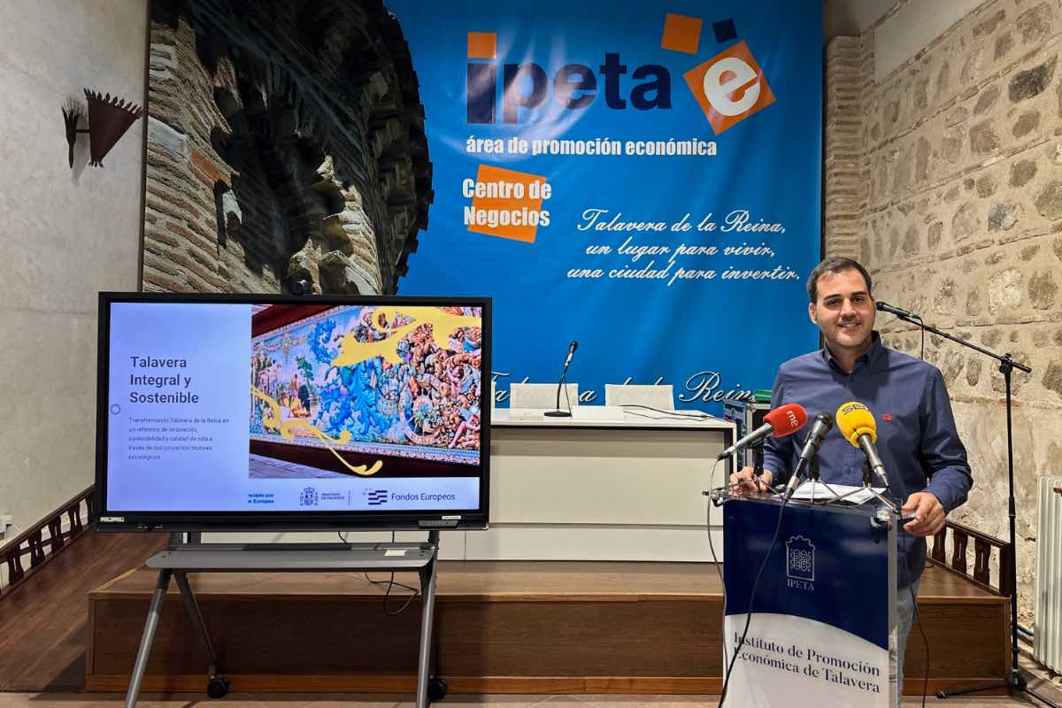 El concejal de Fondos Europeos de Talavera, Javier Muñoz-Gallego