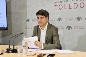 El portavoz municipal del Gobierno local de Toledo, Juanjo Alcalde