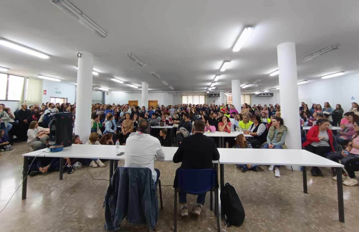 Asamblea de la plantilla de Mahle en Motilla del Palancar.