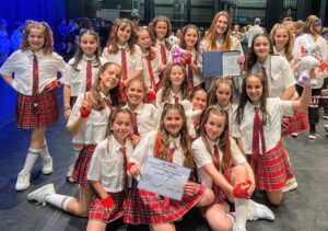 Alumnas de la Escuela Merevel de Toledo.