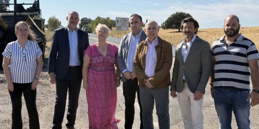 Visita a las obras de la carretera toledana