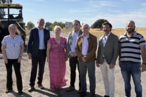 Visita a las obras de la carretera toledana