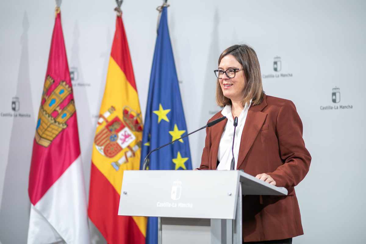 La consejera portavoz del Gobierno de Castilla-La Mancha, Esther Padilla.