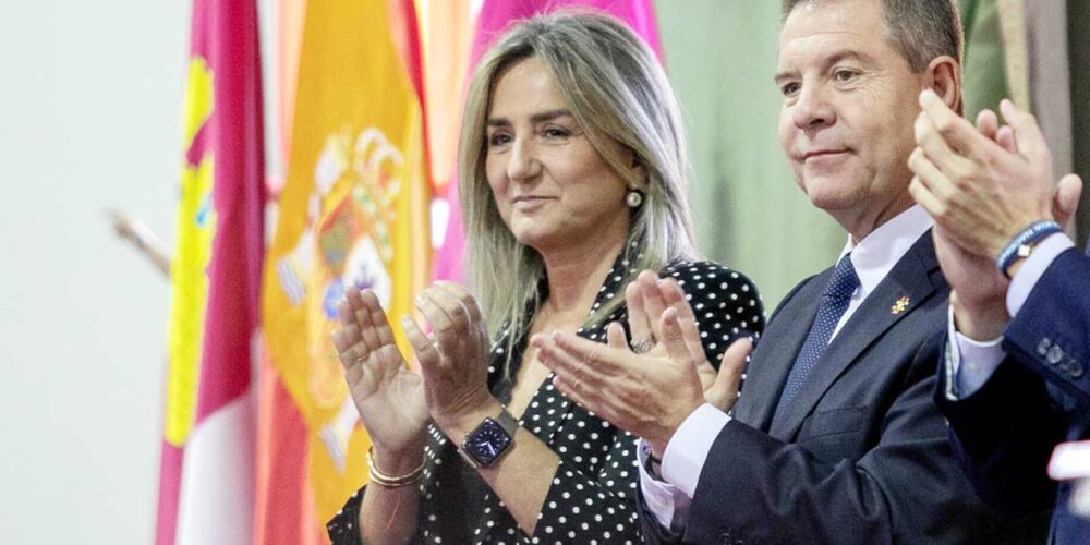 Emiliano García-Page y Milagros Tolón.