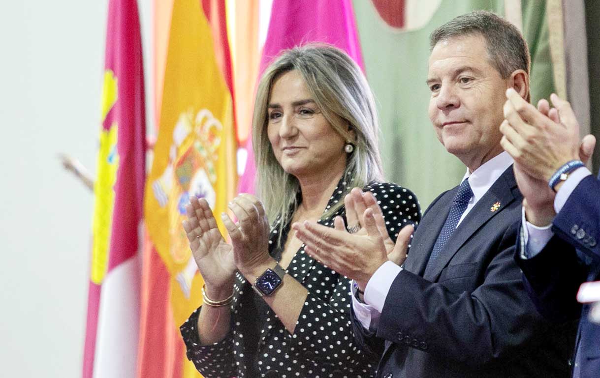 Emiliano García-Page y Milagros Tolón.