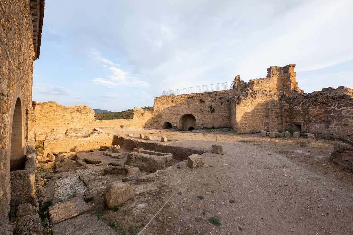 Patio de Armas Castillo Zorita Foto: Cultura Castilla-La Mancha