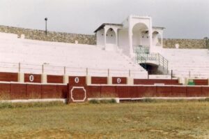 La plaza de toros de Quintanar es un monumento histórico completamente abandonado.