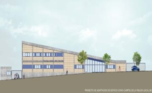 Imagen del proyecto del cuartel de la Policía Local de Toledo.