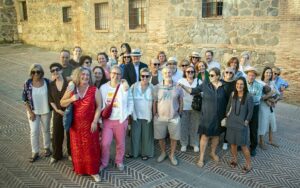 Algunos de los vecinos pertenecientes a Somos Casco. Foto: Rebeca Arango.