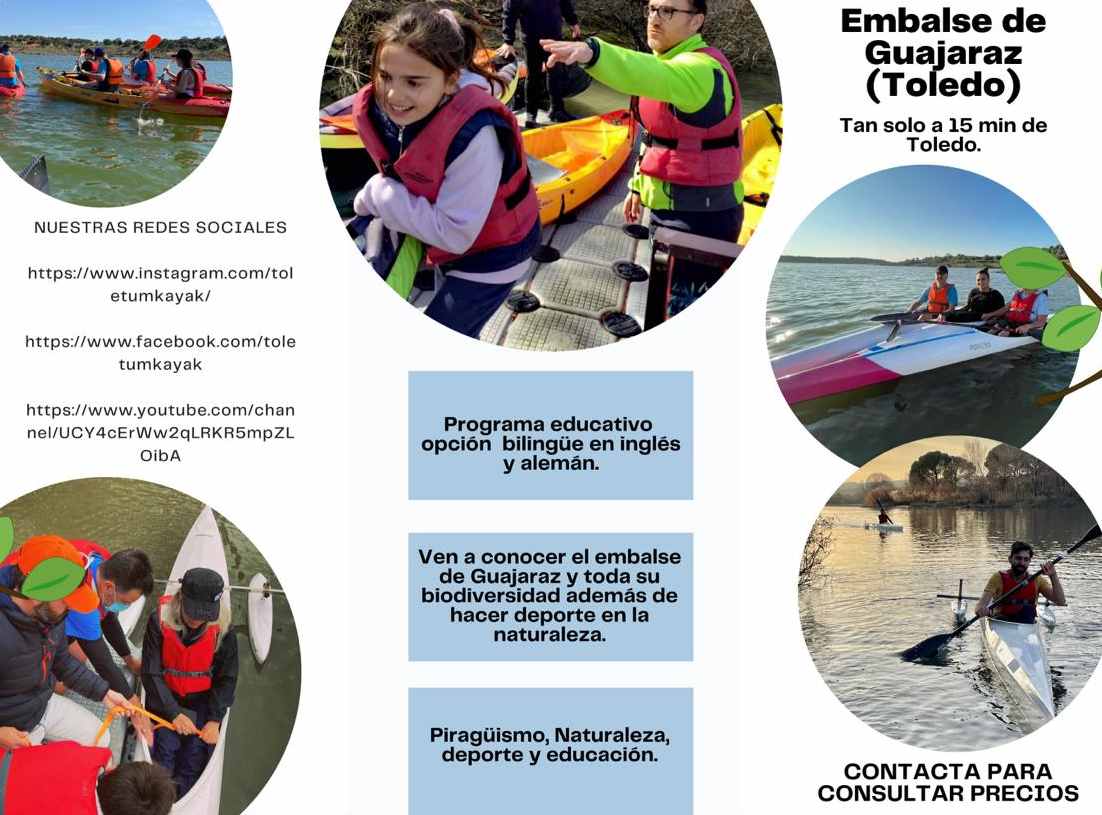 Parte del cartel del programa educativo.