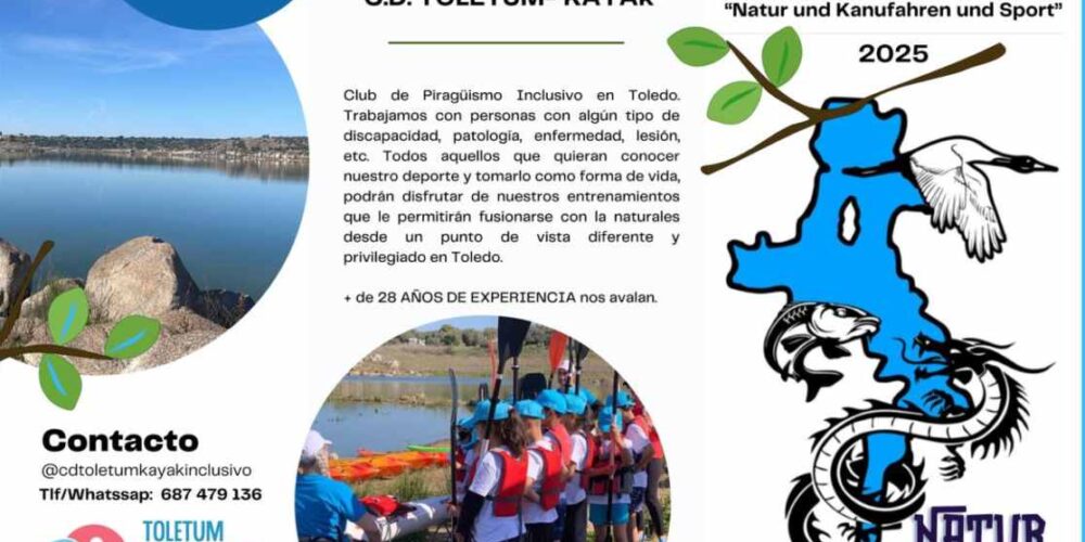 El club de piragüismo quiere formar en deporte y naturaleza.