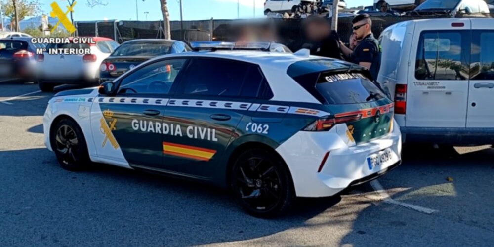Vehículo de la Guardia Civil