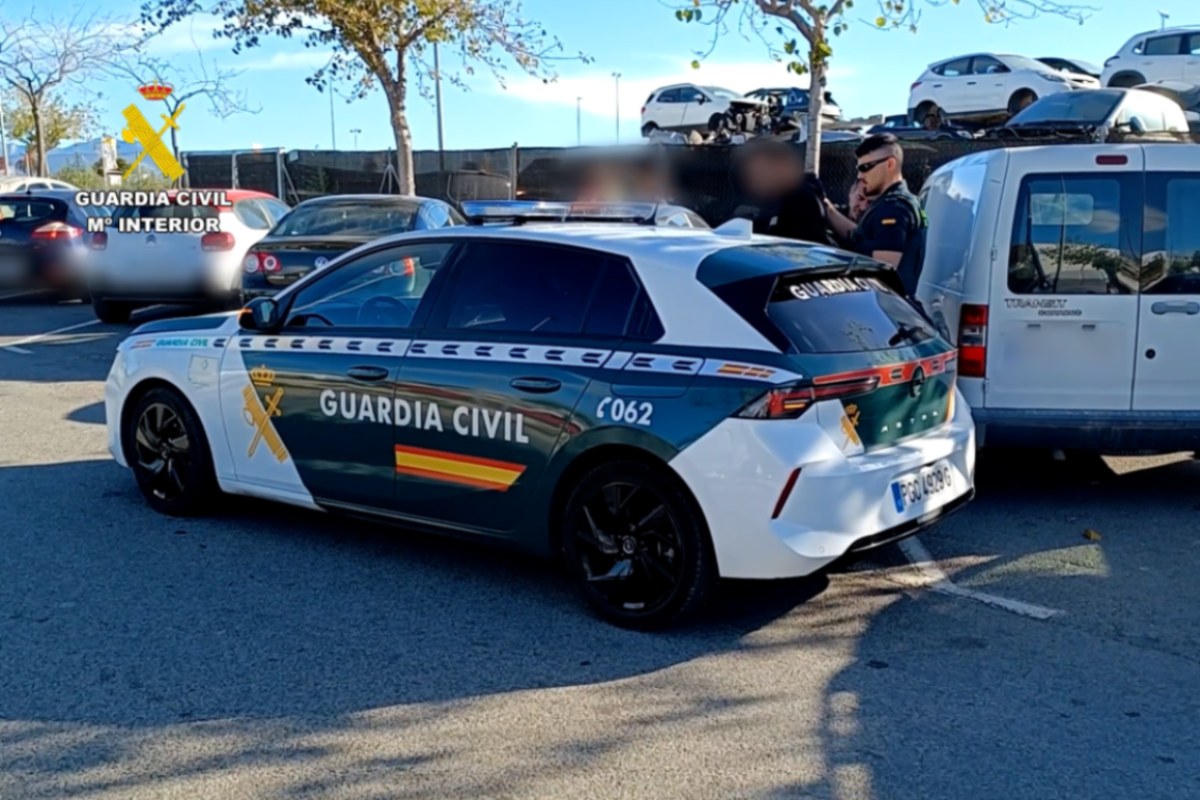 Vehículo de la Guardia Civil