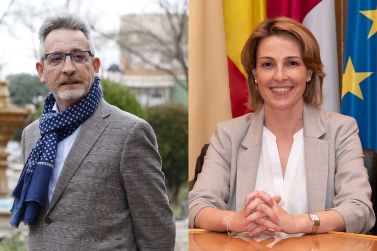 El alcalde de Valdepeñas, Jesús Martín, y la alcaldesa de La Solana, Luisa Márquez