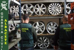 Guardia Civil de Almansa en la operación 'Boniclay'