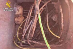 Cables. Foto: Guardia Civil de Albacete