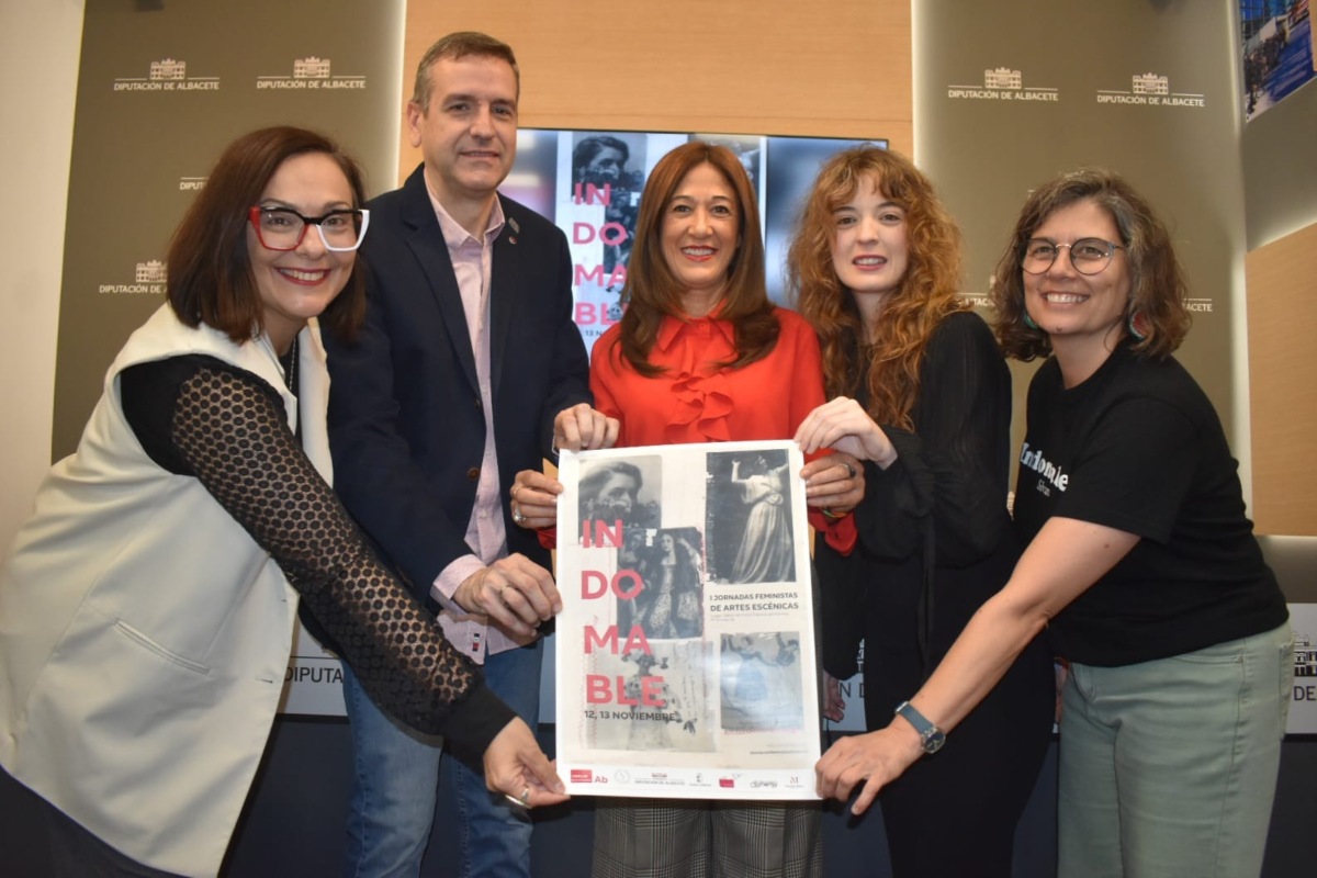 Presentación de las I Jornadas Feministas de Artes Escénicas 'Indomable' de Albacete
