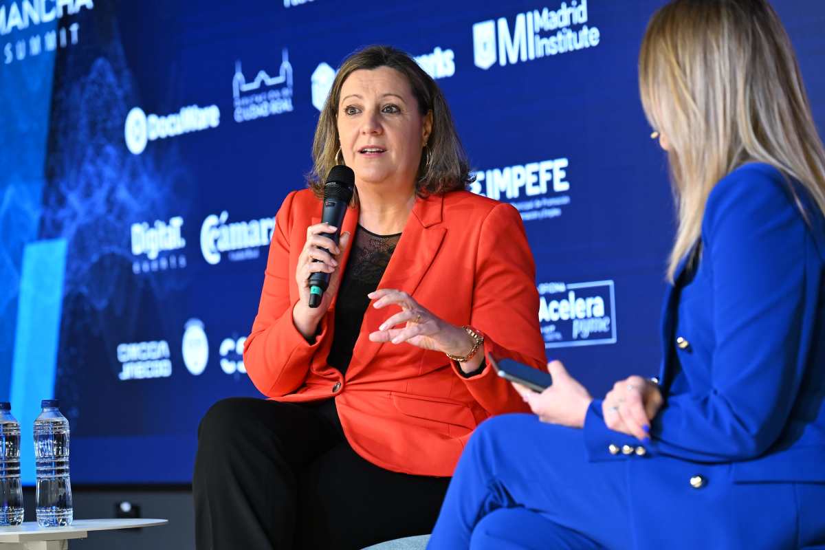 Patricia Franco durante su participación en Mancha Summit
