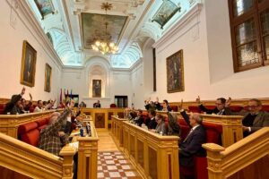 Pleno del Ayuntamiento de Toledo.