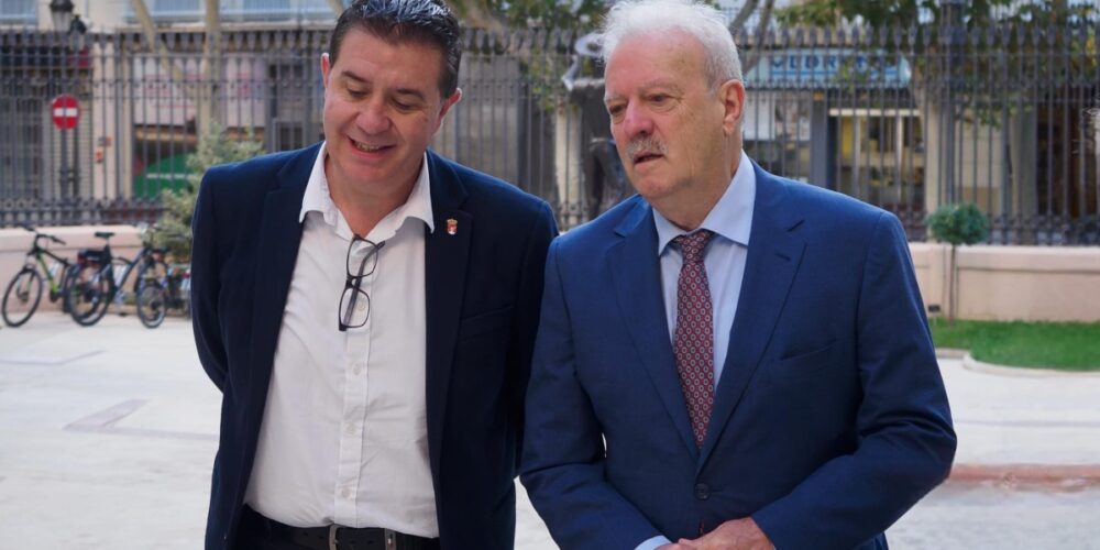 El presidente provincial y Manuel Campo Vidal