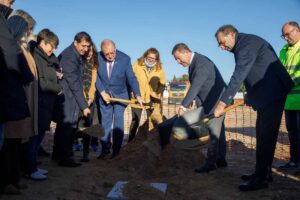 Primera piedra del centro de salud de Carrión de Calatrava