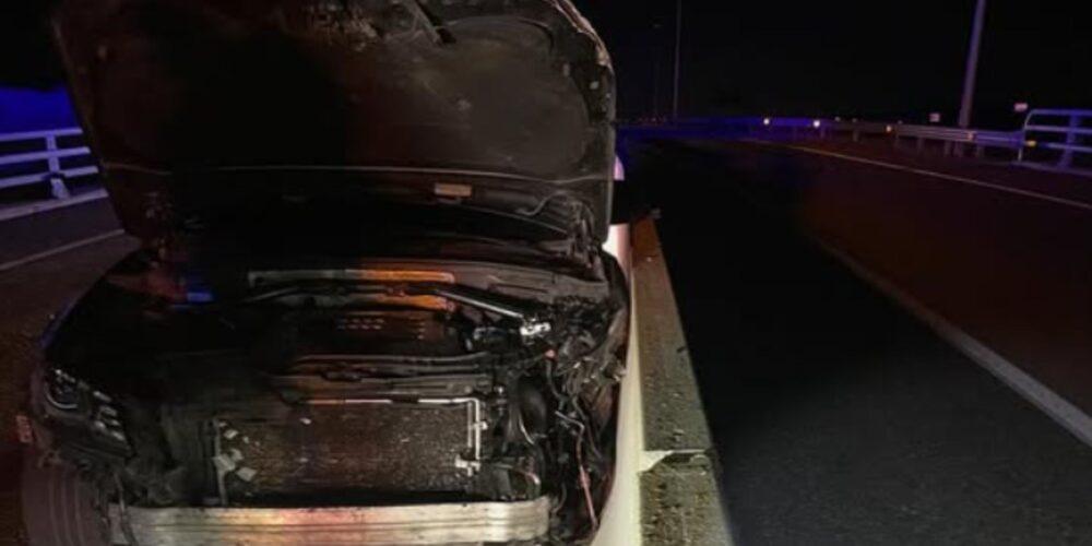 Accidente de tráfico en Bargas (Toledo). Fuente: @cpeistoledo