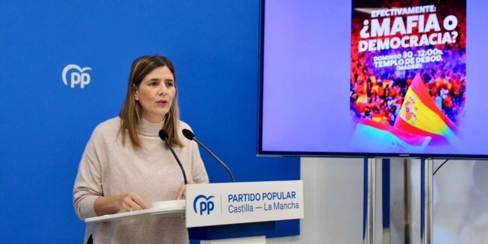 Carolina Agudo, durante la rueda de prensa.