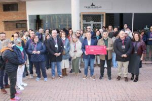 Manuel Serrano, en una de las actividades por el Día de la Ciudad.