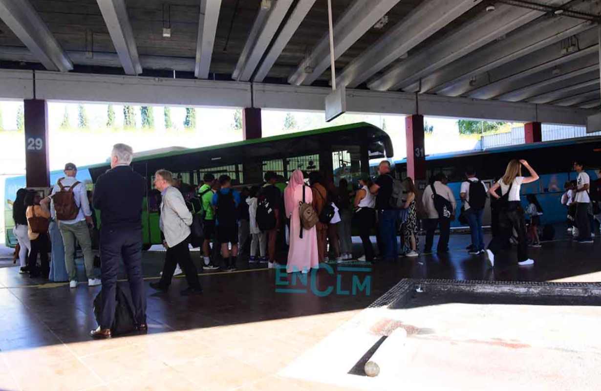 Estación de autobús de Toledo. Foto: Rebeca Arango.