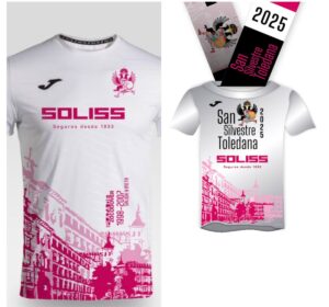 Camiseta y medalla de la 43º San Silvestre Toledana